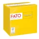 Fato Szalvéta 24x24cm sárga 2 rétegű 100 lap/csomag