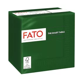 Fato Szalvéta 24x24cm erdőzöld 2 rétegű 100 lap/csomag