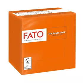 Fato Szalvéta 24x24cm narancs 2 rétegű 100 lap/csomag