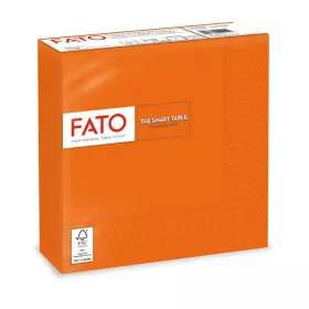   Fato Szalvéta 33x33cm narancssárga 2 rétegű 50 lap/csomag