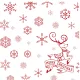 Fato Sztár karácsonyi szalvéta Christmas Deer White 2 rétegű 38x38cm 40 szál/csomag
