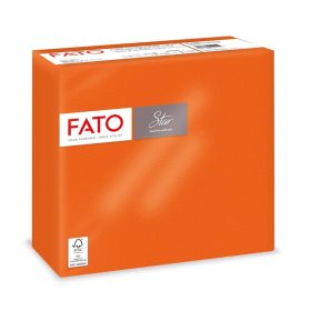   Fato Sztár szalvéta 2 rétegű 38x38cm narancs 40 szál/csomag
