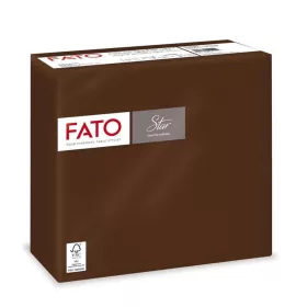   Fato Sztár szalvéta 2 rétegű 38x38cm csokoládé színű 40 szál/csomag