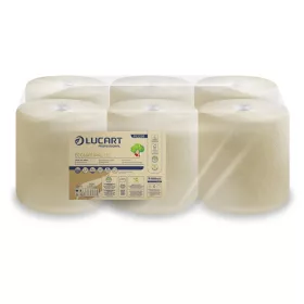   Lucart ECO Natural tekercses kéztörlő 2 rétegű, 450lap, 135m, 6tekercs/zsugor, 48zsugor/raklap