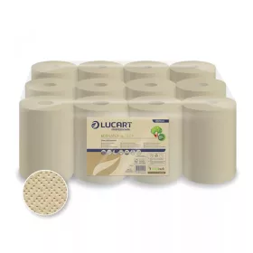  Lucart ECO Natural tekercses kéztörlő 2 rétegű, 255lap, 59m 12 tekercs/zsugor