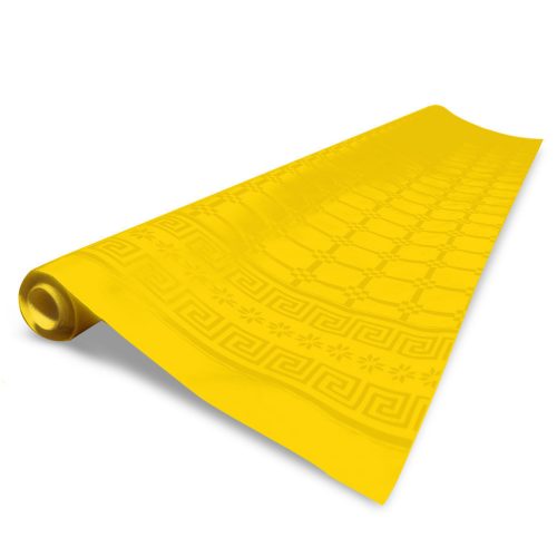 Fato Asztalterítő tekercs 1.2x7m damask sárga