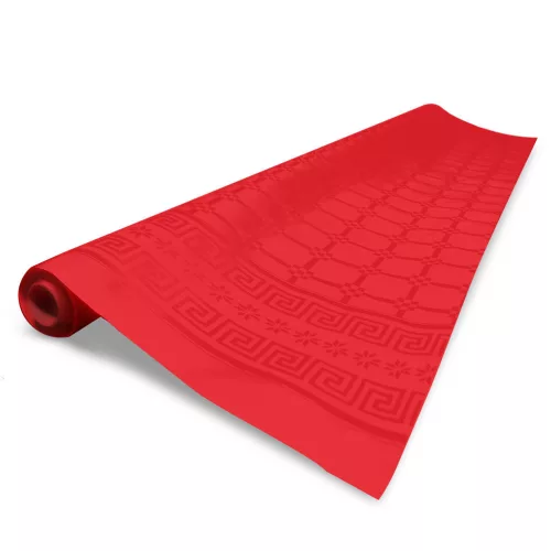 Fato Asztalterítő tekercs 1.2x7m damask piros