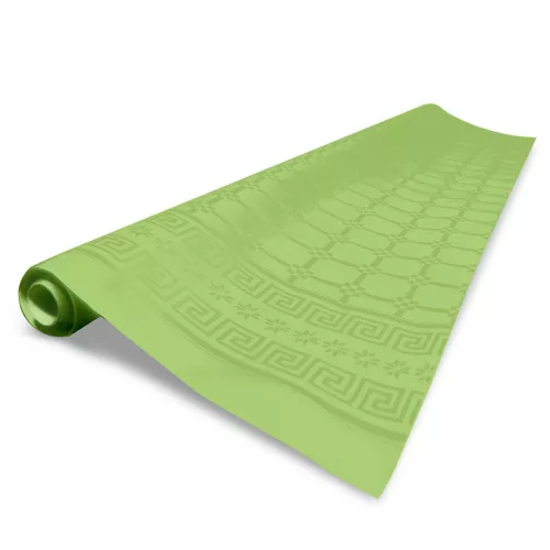 Fato Asztalterítő tekercs 1.2x7m damask verde mela alma zöld