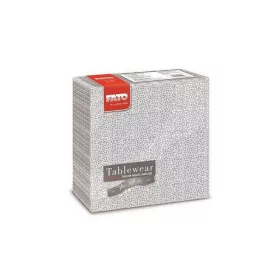 Fato Airlaid szalvéta 40x40cm Mosaic silver 50 lapos