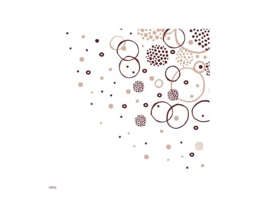 Fato Airlaid szalvéta 40x40cm Fireworks Cioccolata 50 lapos