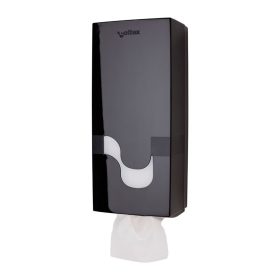   Celtex Megamini hajtogatott toalettpapír adagoló ABS fekete