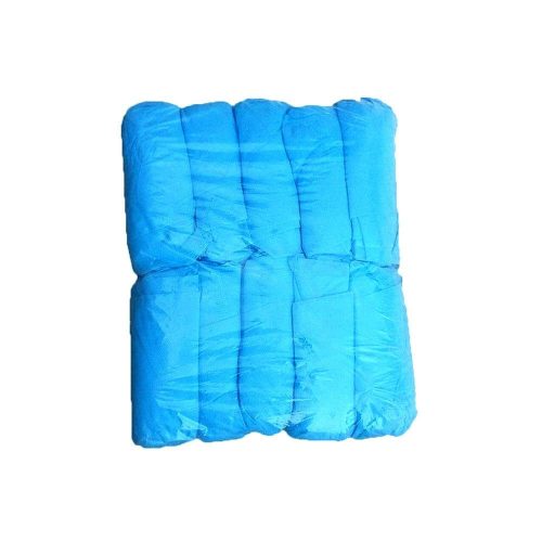 Cipővédő, lábzsák PE anyagból, kék, 15x39cm 100 darab/csomag