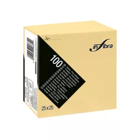 Infibra Szalvéta 25x25cm krém 2 réteg 100 lap/csomag