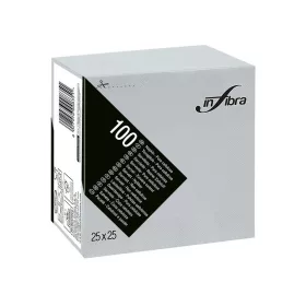 Infibra Szalvéta 25x25cm szürke 2 réteg 100 lap/csomag