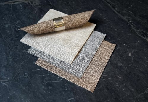 Infibra Szalvéta 38x38cm Trend Trama mustard 2 réteg 40 lap/csomag