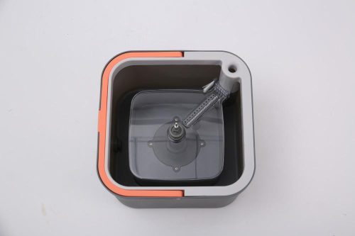 Spin Mop forgófejes felmosószett lapos moppal (vödör + nyél + facsaró + 2 mop)