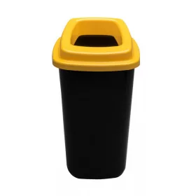   Plafor Sort szelektív hulladékgyűjtő, szemetes 45L fekete/sárga