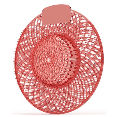 Piszoár bio enzimes illatosító rács Spiral, bogyós-gyümölcs (narancs-piros)
