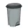 Planet Pedálos szemetes kuka, műanyag, ECO antracit, kivehető kosárral, 22L