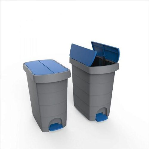 Planet Pelikán Slim pedálos szemetes eco antracit színű, antracit fedéllel 60L