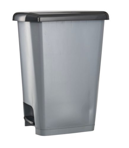 Planet Pedálos szemetes kuka SLIM, műanyag, ECO antracit, 25L