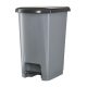 Planet Pedálos szemetes kuka SLIM, műanyag, ECO antracit, 40L