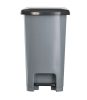 Planet Pedálos szemetes kuka SLIM, műanyag, ECO antracit, 40L