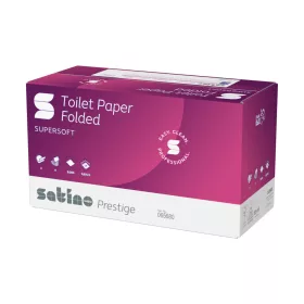   Satino Wepa Prestige hajtogatott toalettpapír cellulóz 2 réteg, 9,8x21cm, 30x300 lap
