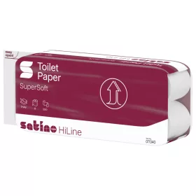   Satino Wepa Prestige toalettpapír 3 rétegű, fehér, 250 lap, 8 tek/csg 8 csomag/zsák