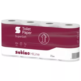   Satino Wepa Prestige toalettpapír 3 rétegű, fehér, 150 lap, 8 tek/csg 8 csomag/zsák