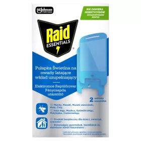   Raid Essential Elektromos repülőrovar fénycsapda UTÁNTÖLTŐ 2db/doboz