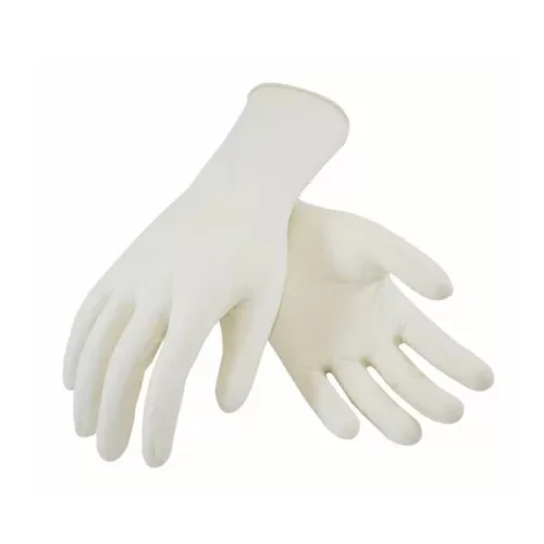 Ambulex latex fehér gumikesztyű púderes S 100db/doboz