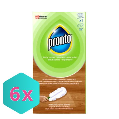 Pronto Duster portalanító nyél+2 poroló KARTON - 6 csomag