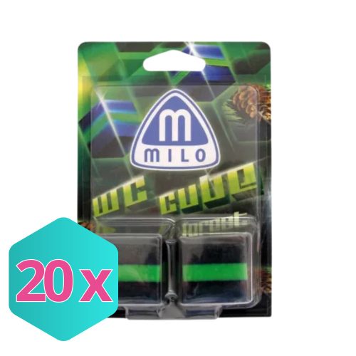 Milo Cube wc-kocka tartályhoz fenyő 2x50g KARTON - 20 csomag