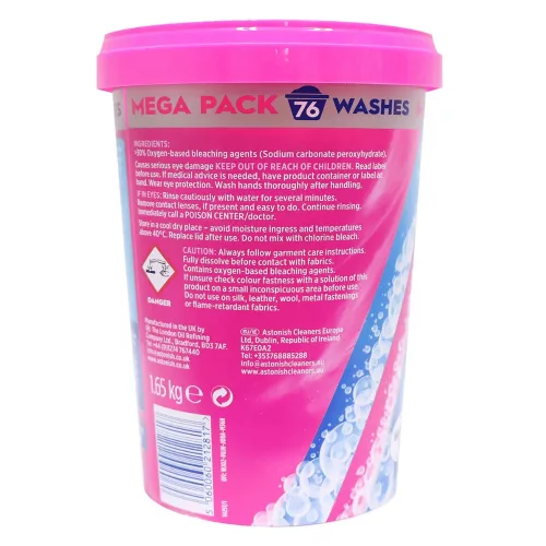 Astonish Oxy Active - non bio - folteltávolító 625g / 28 mosás