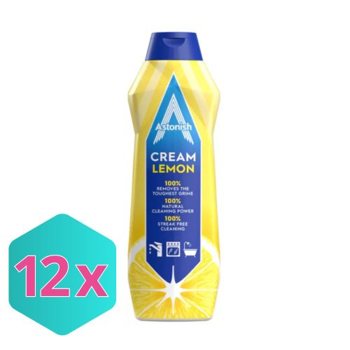 Astonish Krémtisztító citromos 500ml KARTON - 12 db