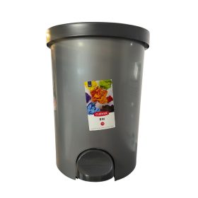 Szemetes pedálos 15L, Curver szürke/fekete