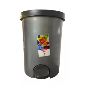 Szemetes pedálos 15L, Curver szürke/fekete