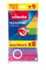 Vileda COLORS Mikroszálas törlőkendő MAXI Pack (8 db)