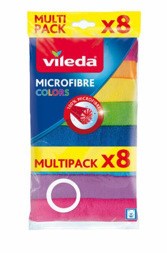 Vileda COLORS Mikroszálas törlőkendő MAXI Pack (8 db)