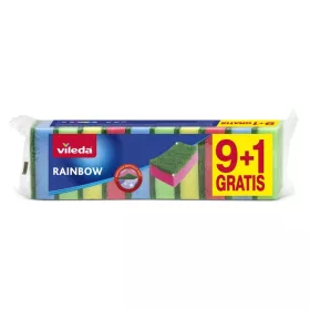 Vileda mosogatószivacs Rainbow 9+1db/csg