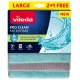 Vileda Pro Clean Microfibre mikroszálas törlőkendő kék-szürke, 3db/csg