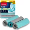 Vileda Pro Clean Microfibre mikroszálas törlőkendő kék-szürke, 3db/csg