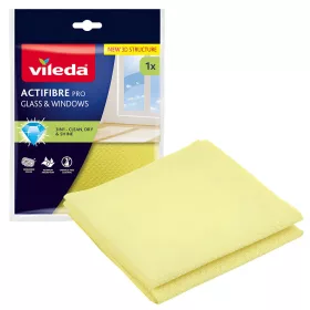 Vileda Actifibre Pro üveg és ablaktörlő kendő 32x34,5cm