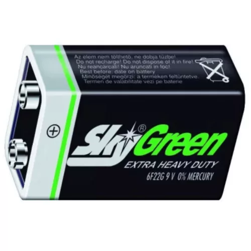 Sky Green féltartós 9V elem GF22G/1 1darab (10db/doboz)