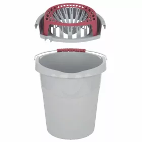   Multi mop ovális vödör 13 liter + csavaró szürke-bordó színben
