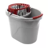 Multi mop ovális vödör 13 liter + csavaró szürke-bordó színben