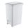 Szemetes pedálos Slim FEHÉR 60L, Slim