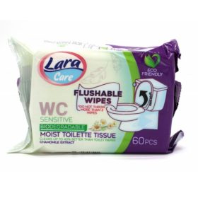   Lara nedves Toalettpapír Alcohol és Parabén mentes 60 lap/csomag