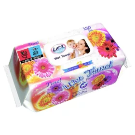   Lara Nedves Törlőkendő, alkoholmentes, parabénmentes Gerbera illatú (120db/csomag)